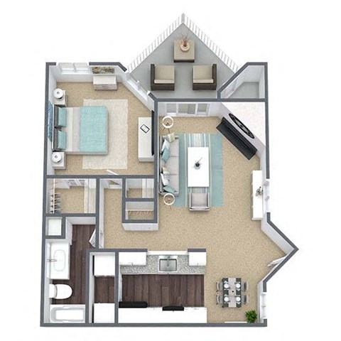 Campbell Creek Floor Plan 3D Image